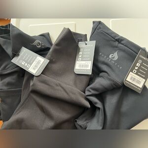 NWT Set of 3 Black Ryderwear Leggings XS